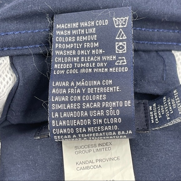 Nautica Shorts Swim Trunks Fishing Sailing Beach Ocean Pool Resort Vacation Navy - Picture 14 of 15